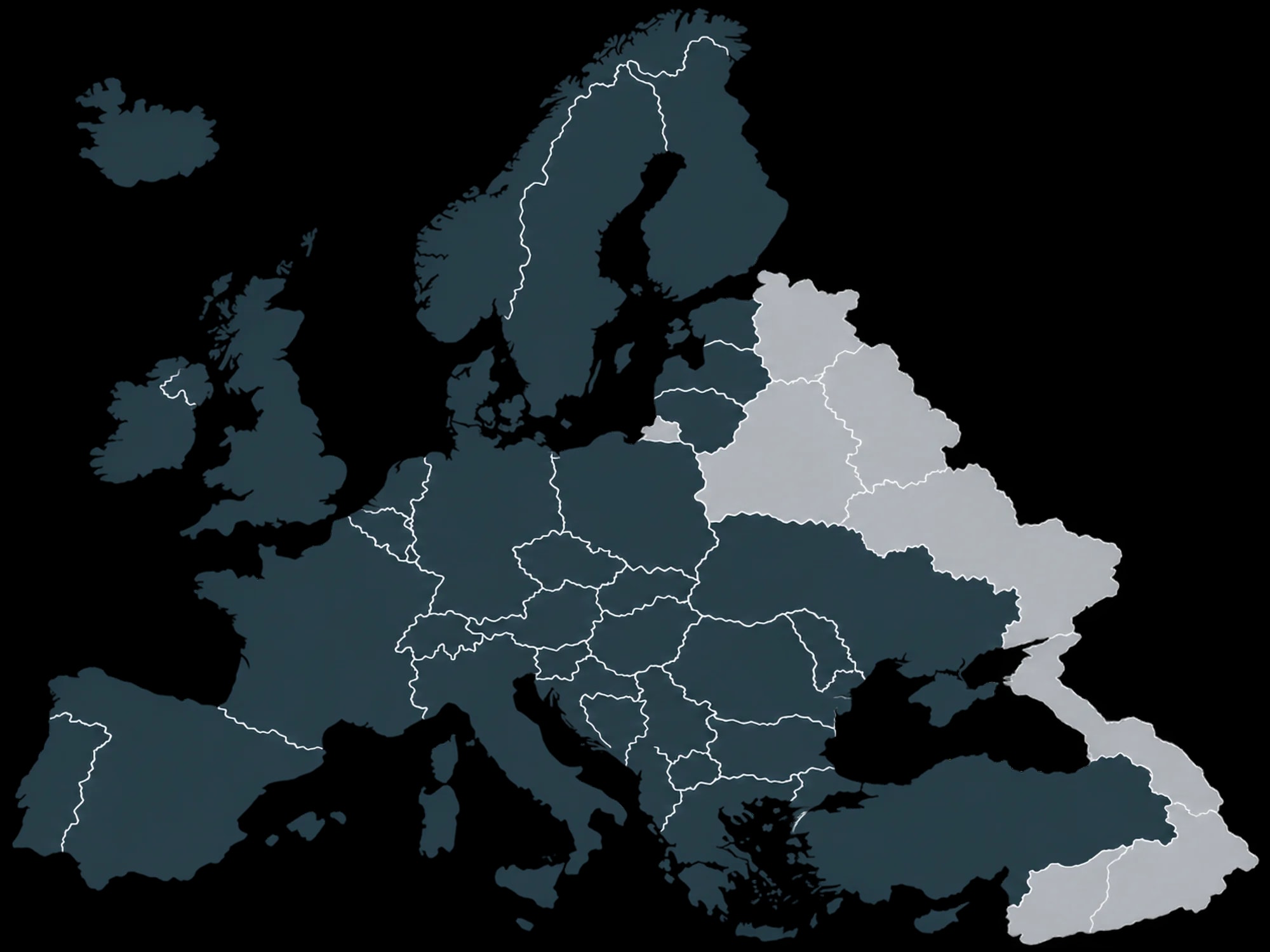 Mapa zasięgu usług.